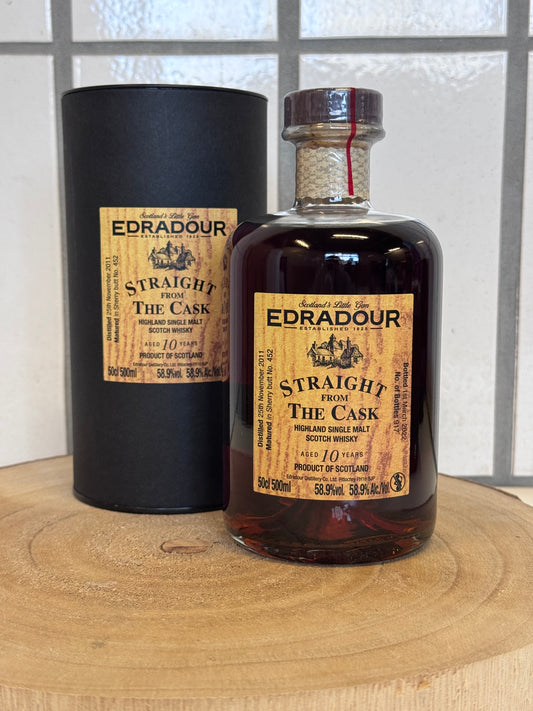 エドラダワー 10年 SFTC #452 Edradour 2011 Straight From The Cask - Sherry Cask Matured 58.9%