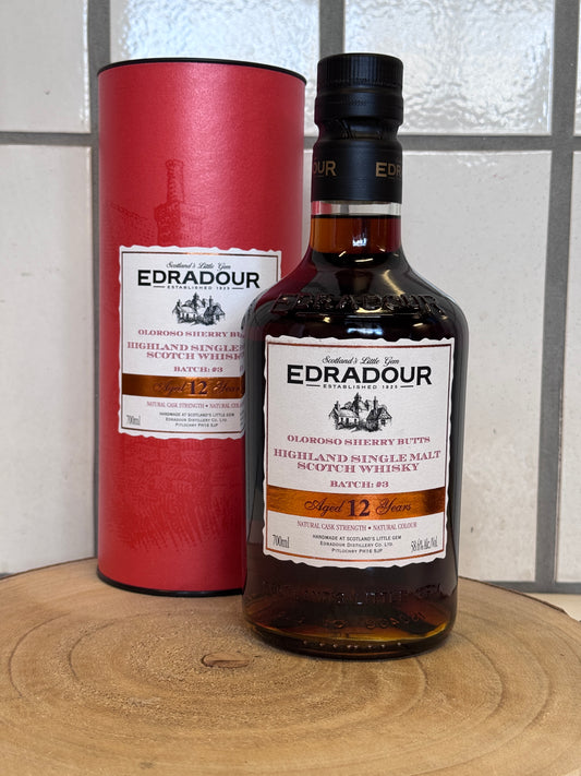 エドラダワー 12年 オロロソシェリー バッチ#3 カスクストレングス Edradour 2012 Oloroso Sherry Butts 12Y.O Batch #3 58.6%