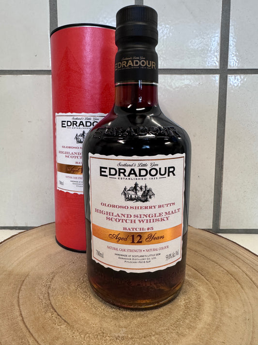 エドラダワー 12年 オロロソシェリー バッチ#5 カスクストレングス Edradour 2012 Oloroso Sherry Butts 12Y.O Batch #5 59%
