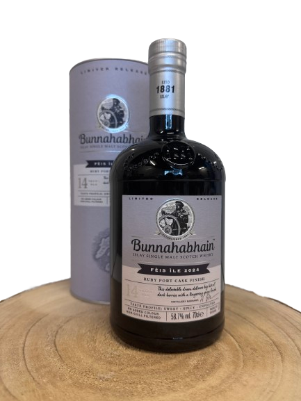 ブナハーブン ルビーポートカスクフィニッシュ 14年 Bunnahabhain 14-year-old Fèis Ìle 2024 Ruby Port Cask Finish 58.7%