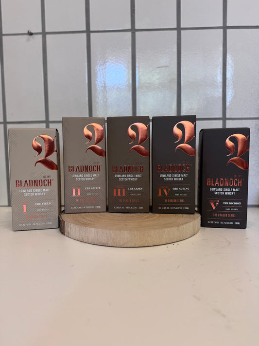 ブラドノック ザ ドラゴン シリーズ 5本 コンプリート セット Bladnoch The Dragon Series Complete set