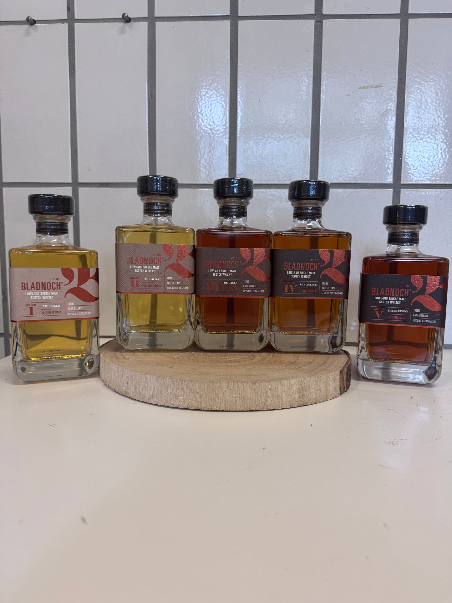 ブラドノック ザ ドラゴン シリーズ 5本 コンプリート セット Bladnoch The Dragon Series Complete set