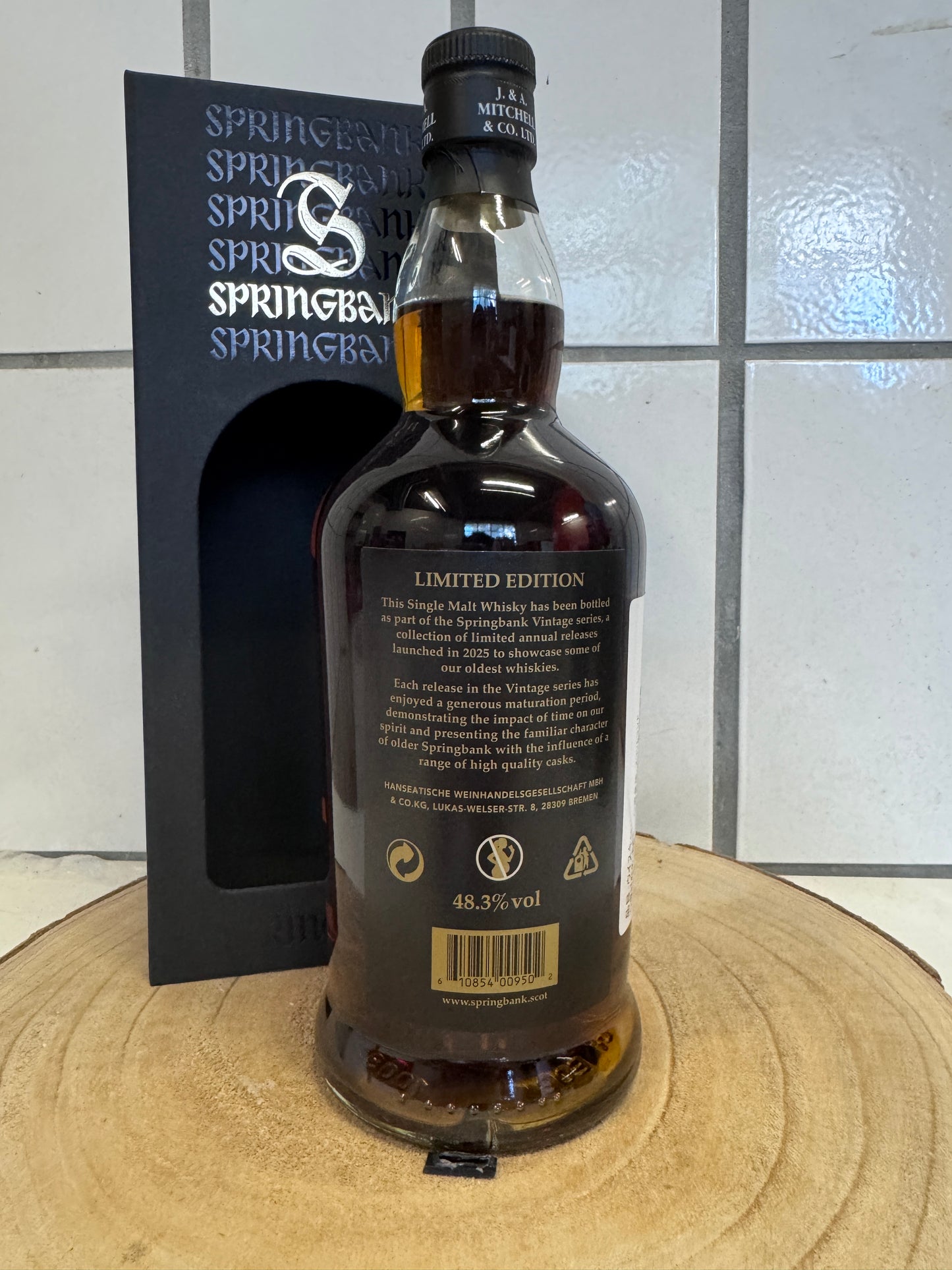 (予約販売)スプリングバンク Springbank 1998 Vintage ビンテージ 26年 48.3%