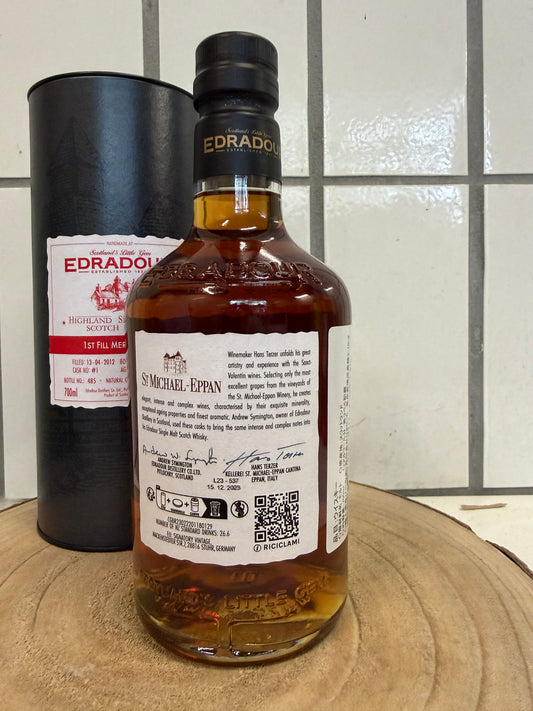 エドラダワー 11年 ファーストフィル メルローカスク カスク#1 Edradour 2012/2023 1st fill merlot cask cask #1 48.2%