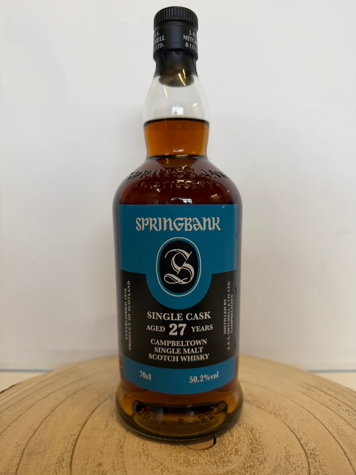 (予約販売)スプリングバンク 1996 シングルカスク27年 Springbank 1996 Refill Sherry Hogshead Single Cask 27Y.O