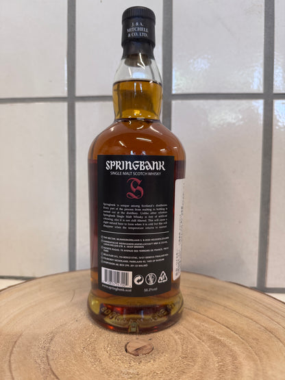 スプリングバンク　12年　カスク 　ストレングス　56.2％　2024年リリース　バッチ26　Springbank 12-year-old Cask Strength