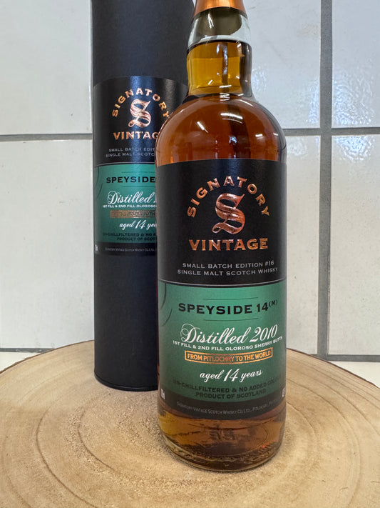シグナトリー　シークレット　スペイサイド（M）　バッチ＃16　14年　Speyside (M) Small Batch Edition #16