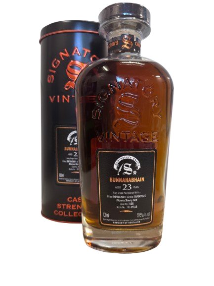 ブナハーブン  23年 シグナトリー ヴィンテージ　Bunnahabhain 2001 SV Cask Strength Collection - Symington’s Choice　59.5％