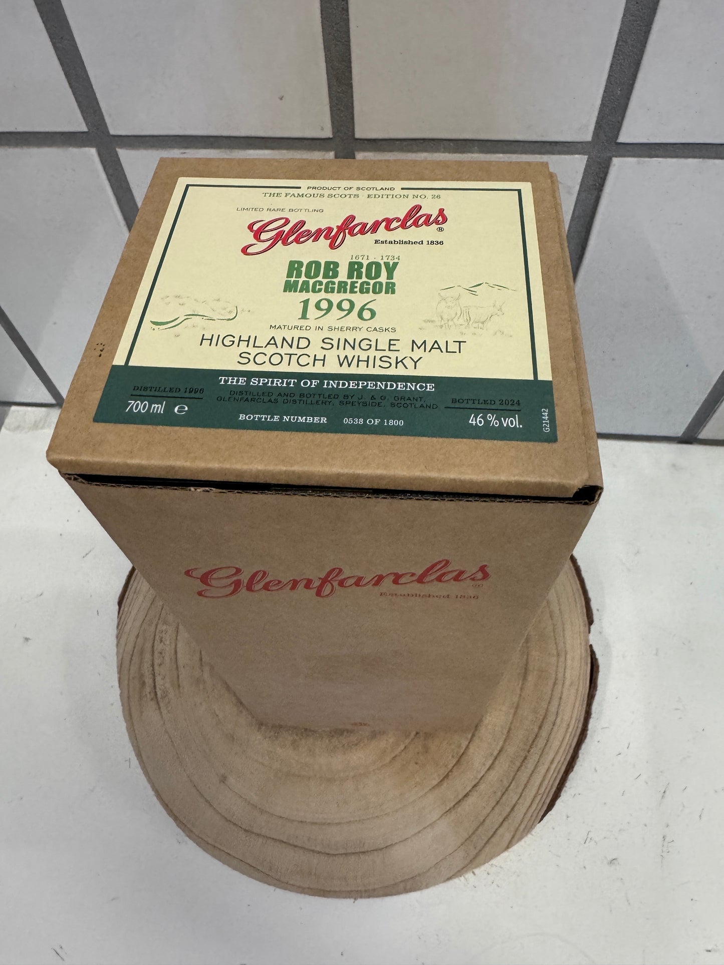 （予約販売）グレンファークラス　Glenfarclas 1996 Edition N°26「Rob Roy MacGregor」