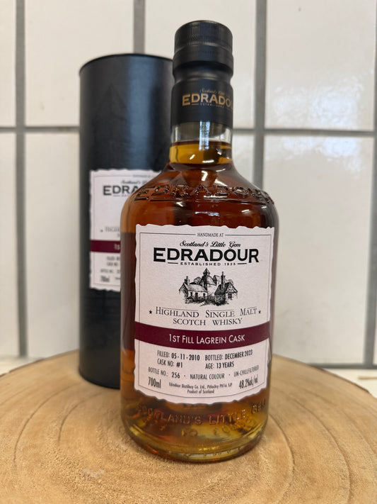 エドラダワー 13年 ファーストフィル lagreinカスク カスク#1　Edradour 2010/2023 1st fill lagrein cask cask #1 48.2%