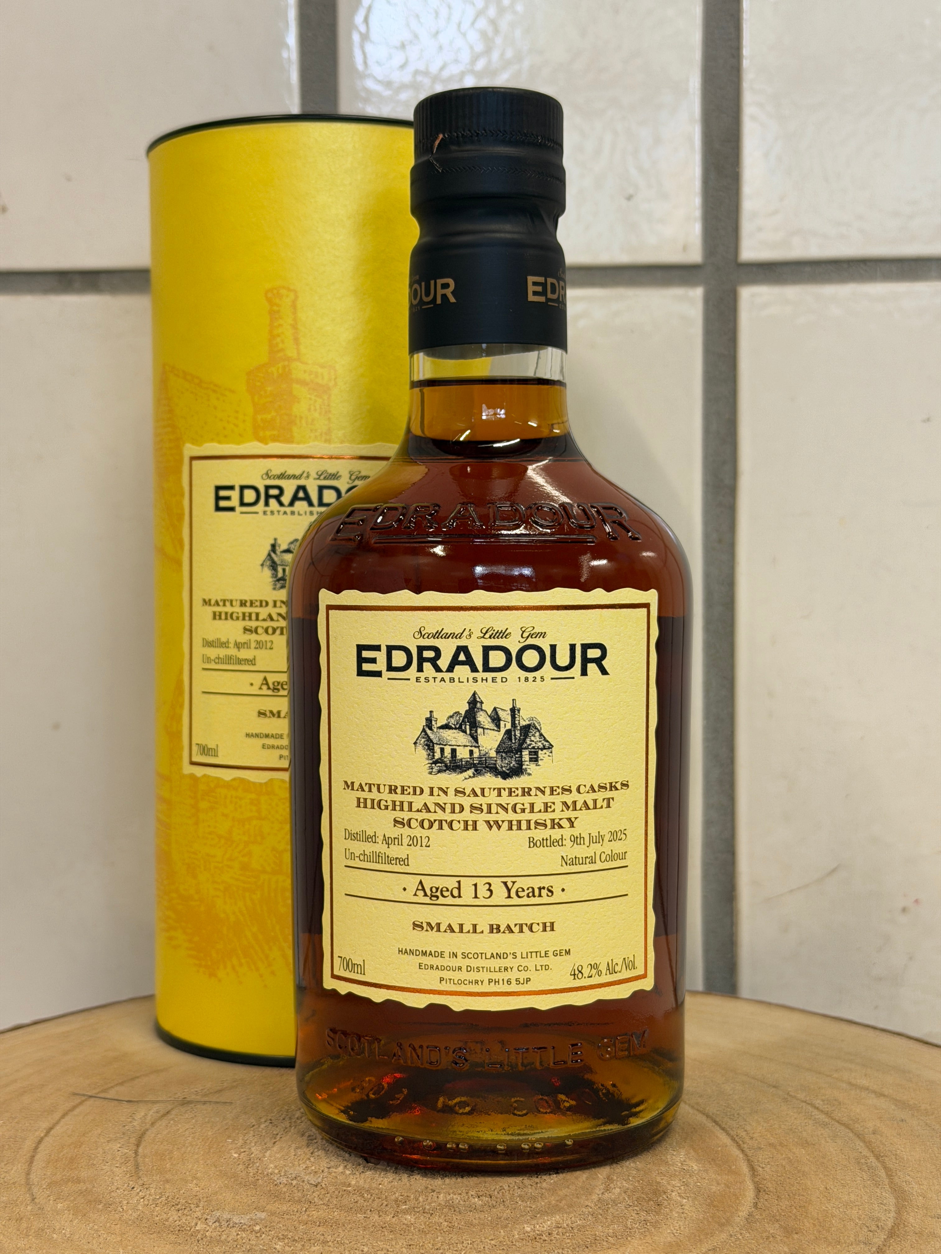 EDRADOUR（エドラダワー） 1989年蒸留 13年物 カスクストレングス エドラダワー 13年 ソーテルヌ カスク スモールバッチ Edradour 2012