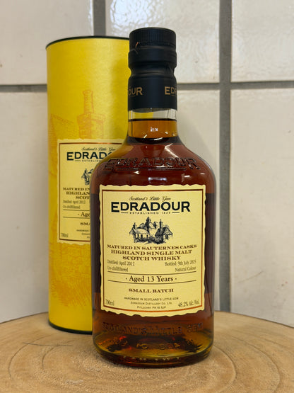 エドラダワー 13年 ソーテルヌ カスク スモールバッチ　Edradour 2012/2025 Matured in sauternes casks small batch 48.2%