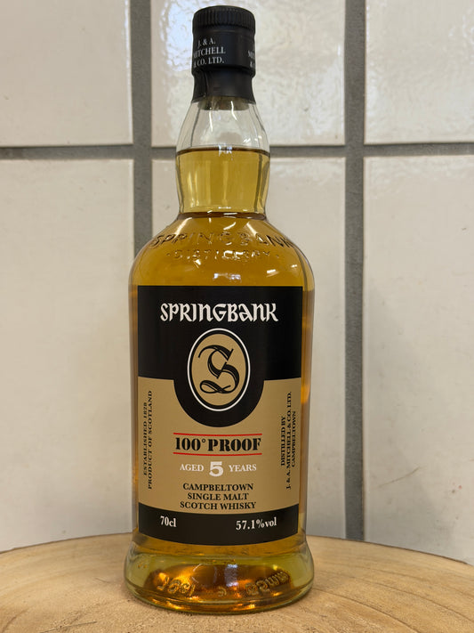スプリングバンク　5年　100プルーフ　Springbank 5Y.O 100 Proof 57.1％