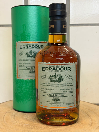 エドラダワー 10年 セカンドフィル シャルドネカスク カスク#397 カスクストレングス　Edradour 2011/2022 2nd fill chardonnay cask matured cask #397 single cask cask strength 60.0%