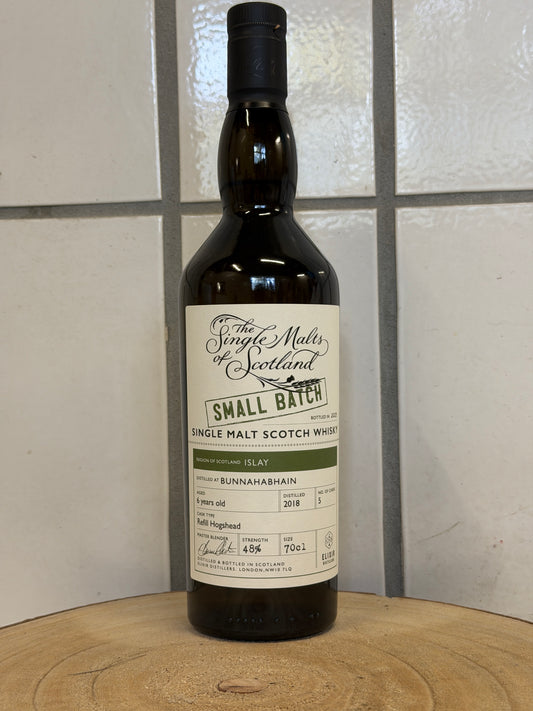 (ザ シングルモルツ オブ スコットランド)  ブナハーブン 6年 スモールバッチ　The Single Malts of Scotland Bunnahabhain 2018/2025 - 6 y.o. - Small Batch