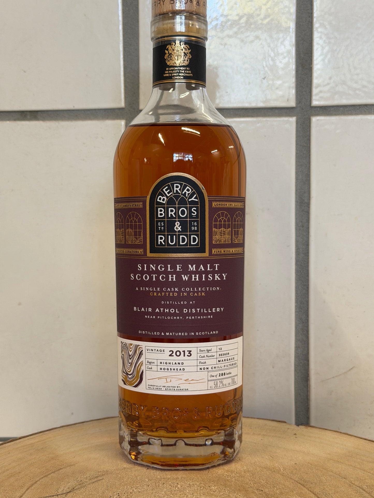 (ベリー・ブラザーズ&ラッド) ブレアソール 12年 マルゴー カスクフィニッシュ　Berry Bros & Rudd Blair Athol 2013/2025 - 12 y.o. - Margaux Cask Finish #303639