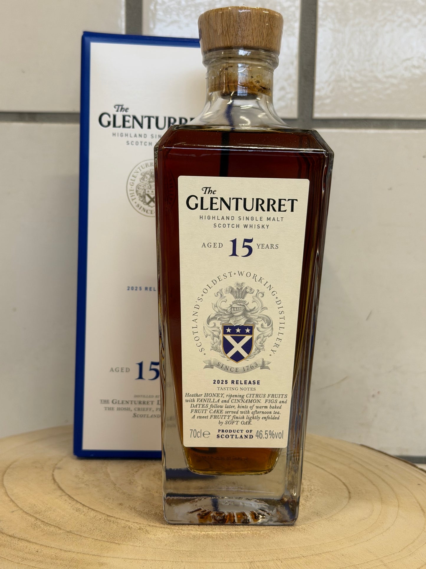 グレンタレット 15年 2025年リリース版　glenturret 15 Y.O 2025 release