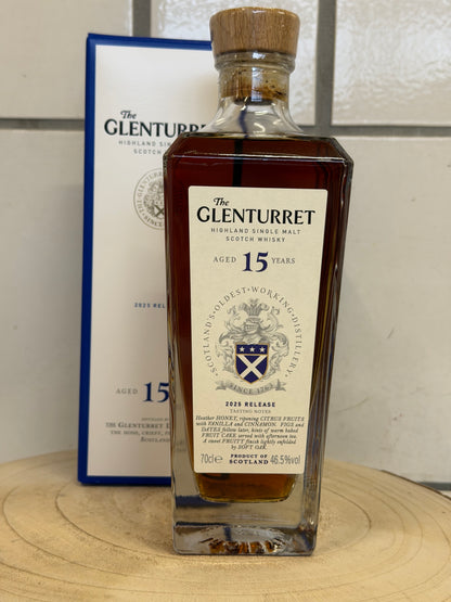グレンタレット 15年 2025年リリース版　glenturret 15 Y.O 2025 release