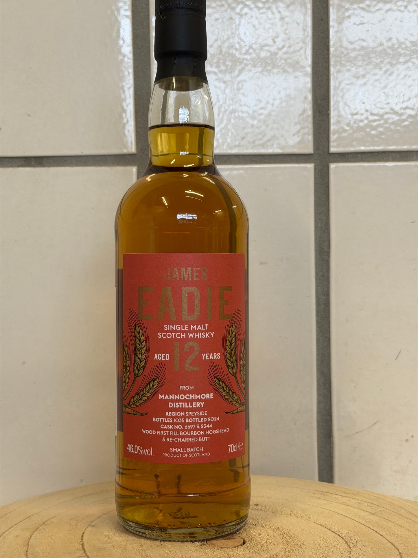 (ジェームズ イーディー) マノックモア 12年 ファーストフィル バーボン ホグスヘッド　Mannochmore 2012/2024 - 12 y.o. 1st Fill Bourbon Hogshead & Re-Charred Butt #6697 & 2344 - James Eadie