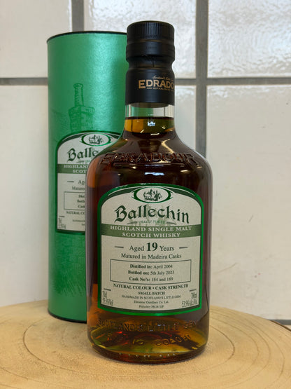 エドラダワー バレッヒェン 19年 マディラカスク　Ballechin 2004/2023  Madeira Cask Matured  Small Batch 53.5%