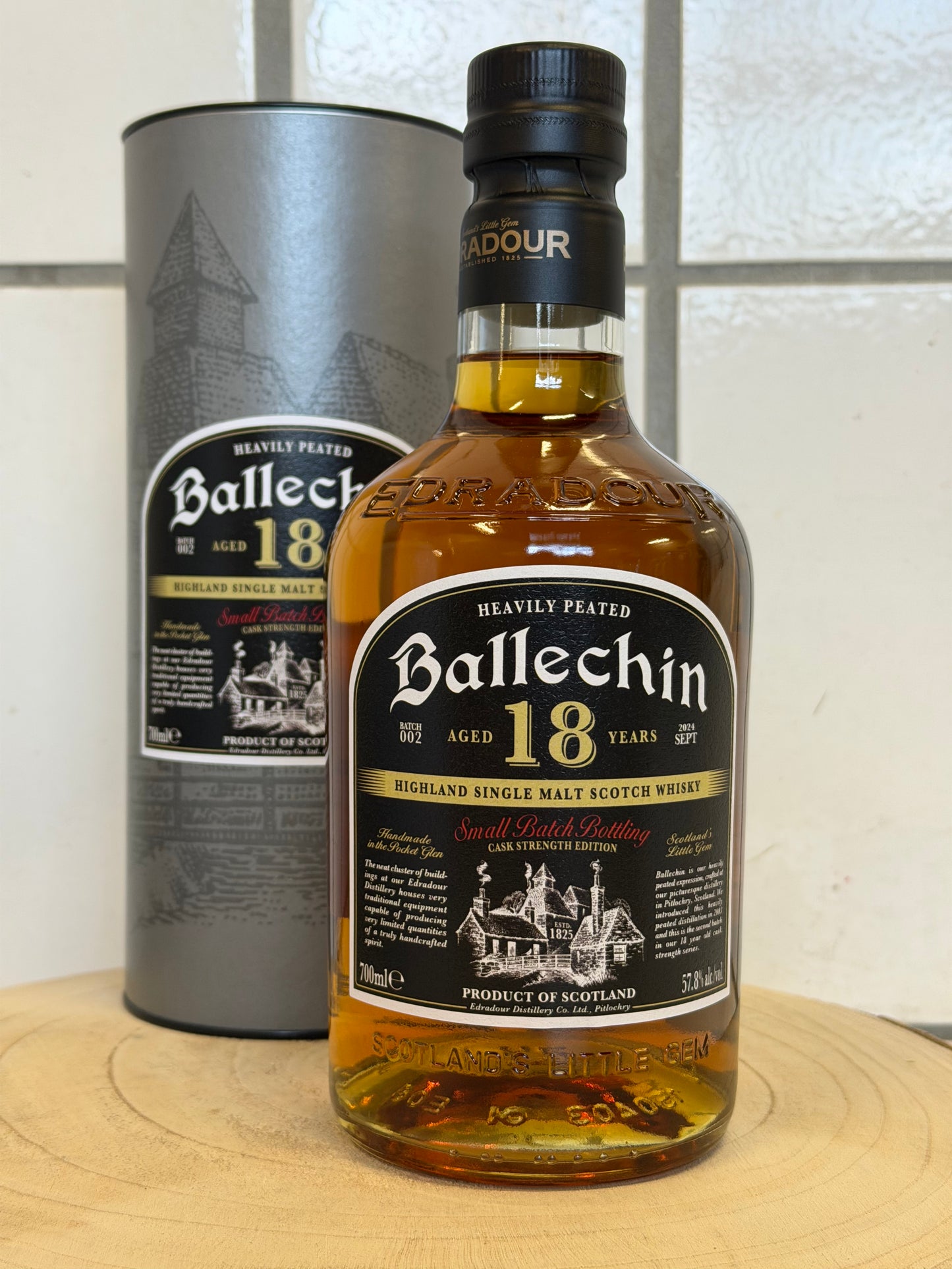 エドラダワー バレッヒェン 18年 スモールバッチ カスクストレングス バッチ２　Ballechin 18 Y.O Small Batch Bottling - Cask Strength Edition 57.8%
