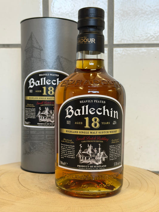 エドラダワー バレッヒェン 18年 スモールバッチ カスクストレングス バッチ２　Ballechin 18 Y.O Small Batch Bottling - Cask Strength Edition 57.8%