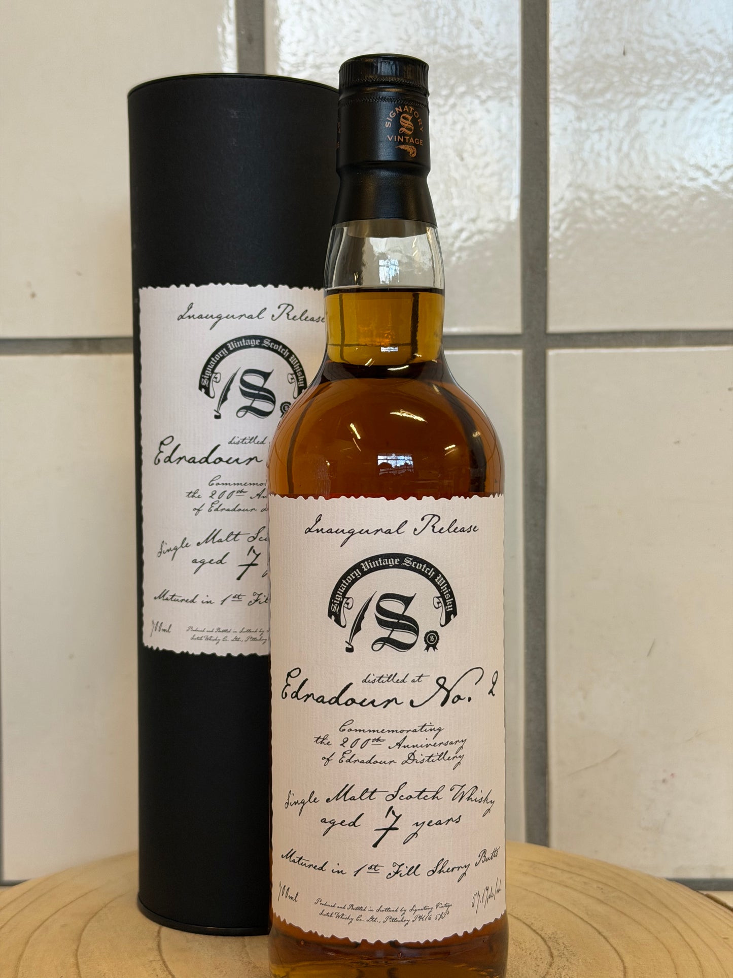 「200周年記念」 エドラダワー 7年 ファーストフィル シェリー SV　Edradour No.2 - 2018/2025 - 7 y.o. - 1st Fill Sherry Butts - Inaugural Release SV