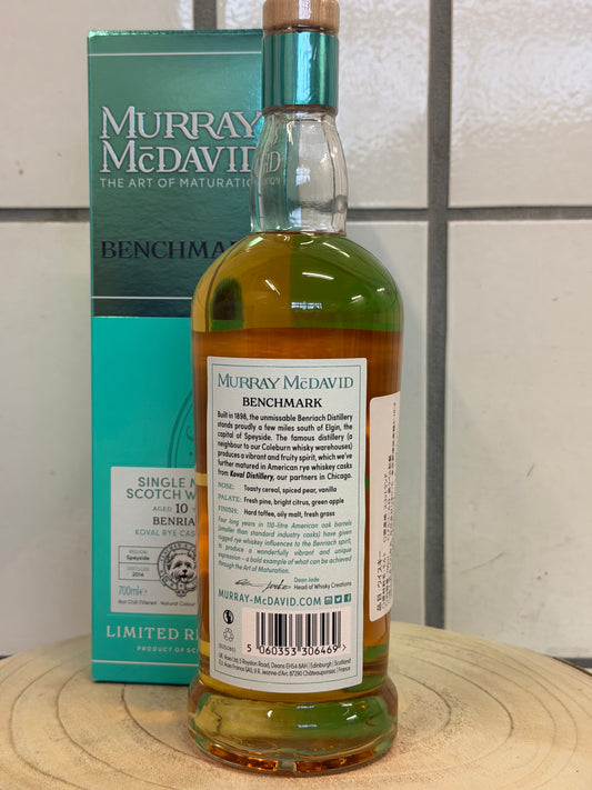 (マーレイ マクダヴィッド) ベンリアック 10年 コヴァル ライ カスク フィニッシュ　Benriach 2014/2025 - 10 y.o. - Koval Rye Cask Finish - Murray McDavid