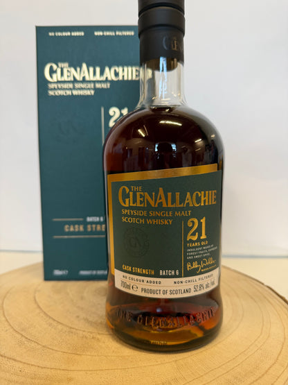 グレンアラヒー 21年 カスクストレングス バッチ6　GlenAllachie 21Y.O. Cask Strength Batch6　52.8%