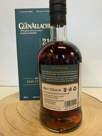 グレンアラヒー 21年 カスクストレングス バッチ6　GlenAllachie 21Y.O. Cask Strength Batch6　52.8%