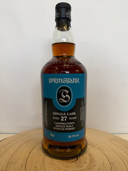 （予約販売）スプリングバンク 1996 シングルカスク27年　Springbank 1996 Refill Sherry Hogshead Single Cask 27Y.O
