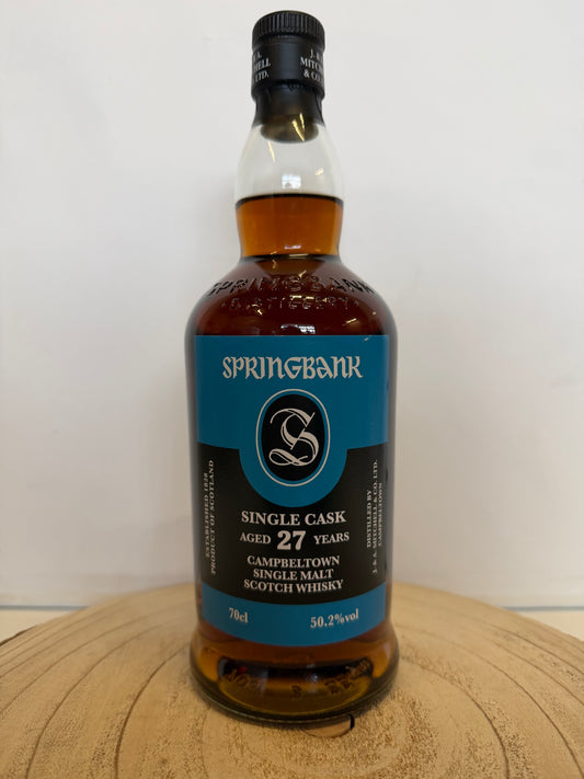 （予約販売）スプリングバンク 1996 シングルカスク27年　Springbank 1996 Refill Sherry Hogshead Single Cask 27Y.O