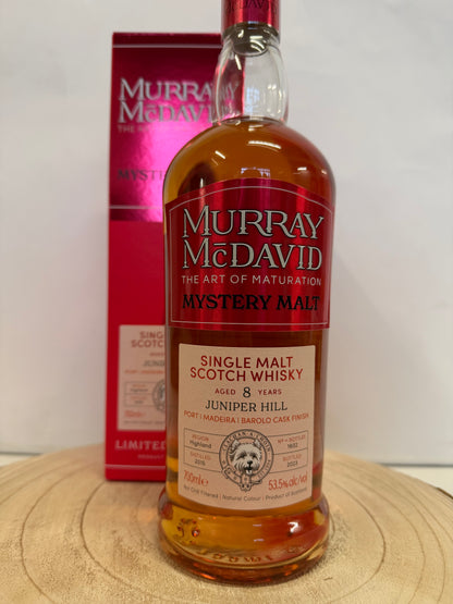 (マーレイ マクダヴィッド) ジュニパーヒル 8年 ポートマディラ バローロ カスク　Juniper Hill 2015/2023 - 8 y.o. - Port, Madeira, Barolo Cask - Murray McDavid