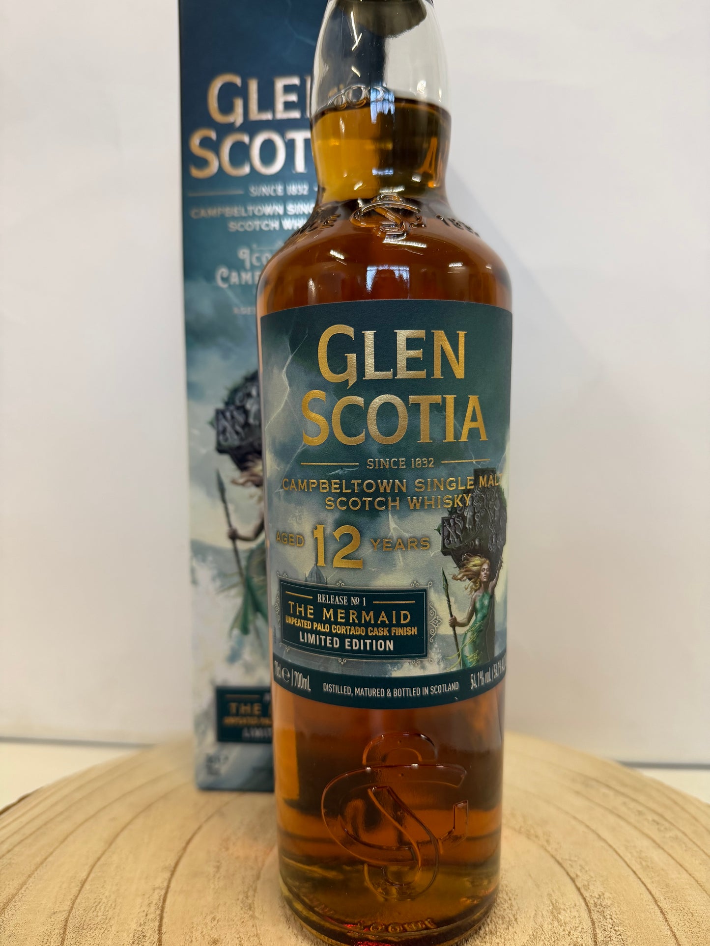 グレンスコシア 12年 アイコンズ・オブ・キャンベルタウン No.1 マーメイド　Glen Scotia 12-year-old Icons of Campbeltown - Release No. 1: The mermaid　54.1％
