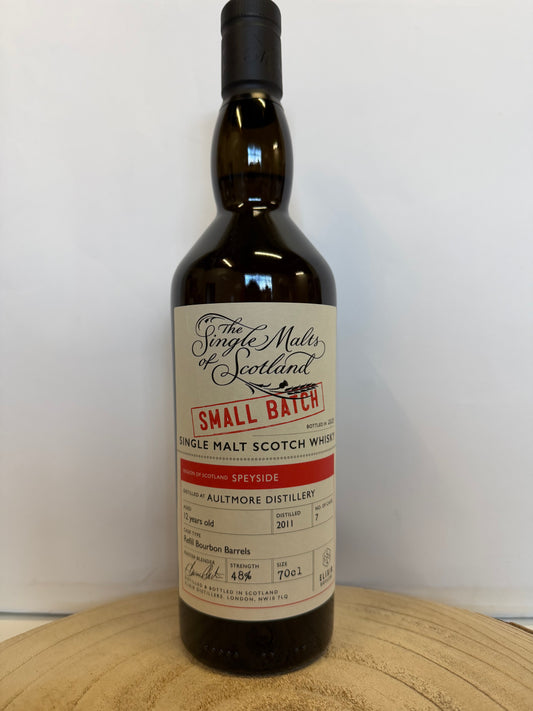 (ザ シングルモルツ オブ スコットランド) オルトモア 12年 スモールバッチ　Aultmore 2011/2023 - 12 y.o. - Refill Bourbon Barrel - Small Batch (SMoS)