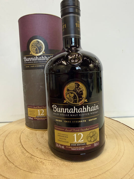 ブナハーブン 12年 カスクストレングス 2025年エディション　Bunnahabhain 12-year-old Cask Strength 2025 Edition　56.4％