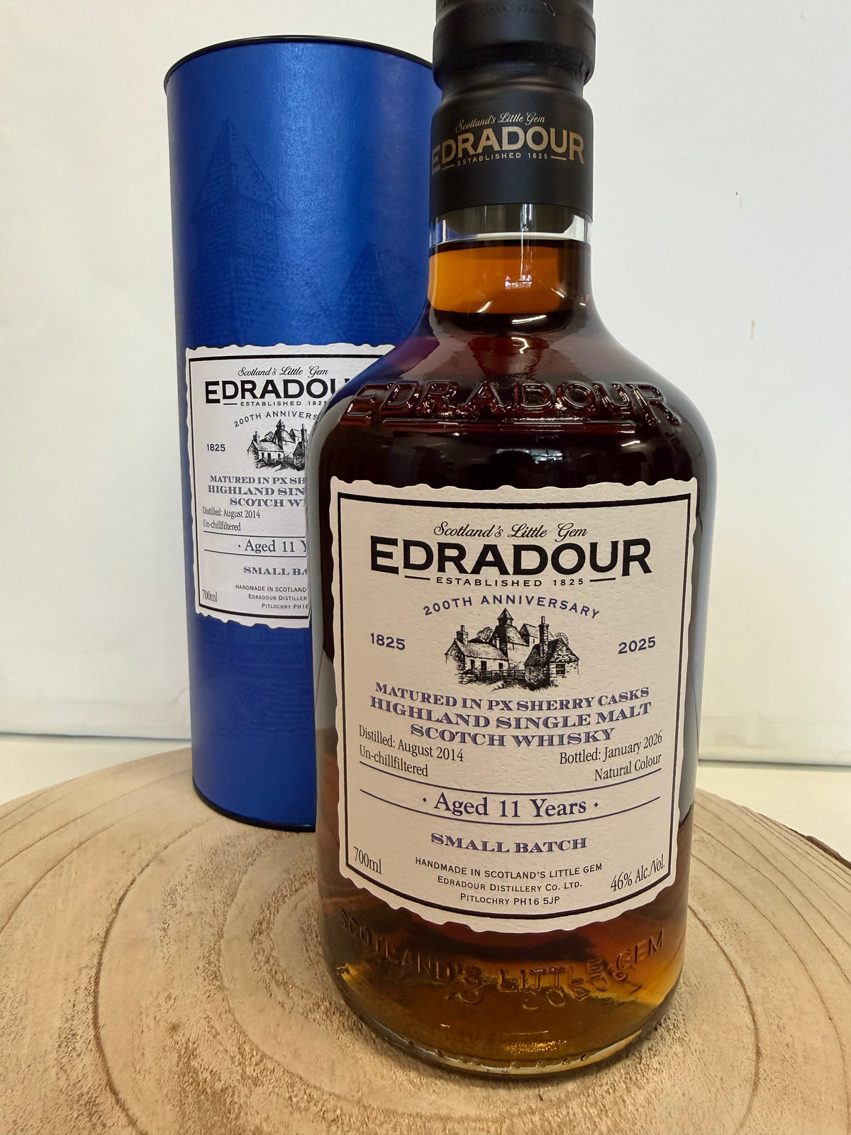 200周年記念」 エドラダワー 11年 PXシェリーカスク Edradour 2014 