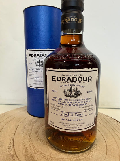 「200周年記念」 エドラダワー 11年 PXシェリーカスク　Edradour 2014/2026 11 Y.O 46% 700ml