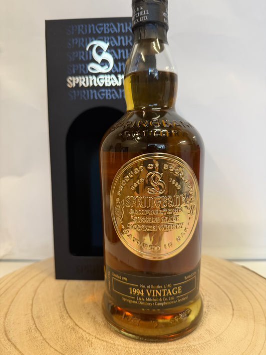 （予約販売）スプリングバンク 1994 ヴィンテージ シリーズ 31年 Springbank 1994  Vintage Series 31Y.O