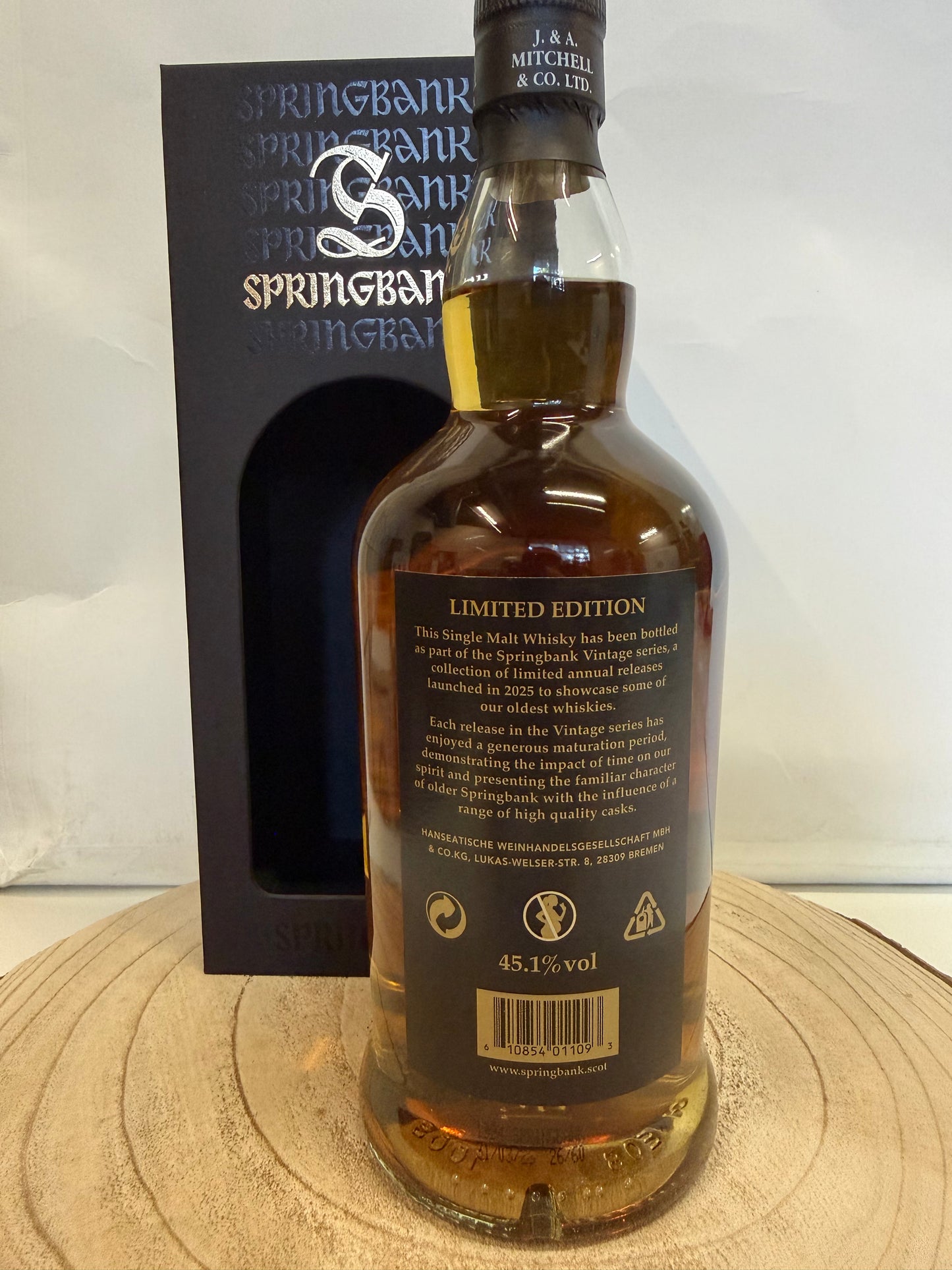 （予約販売）スプリングバンク 1994 ヴィンテージ シリーズ 31年 Springbank 1994  Vintage Series 31Y.O