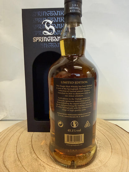 （予約販売）スプリングバンク 1994 ヴィンテージ シリーズ 31年 Springbank 1994  Vintage Series 31Y.O